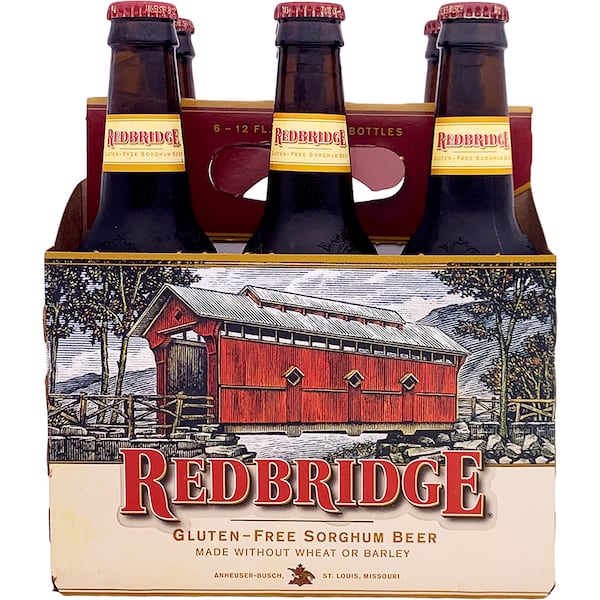 Redbridge, brewed by Anheuser-Busch, is a sorghum-based gluten-free lager with a 4.8% ABV. It is made without wheat or barley.