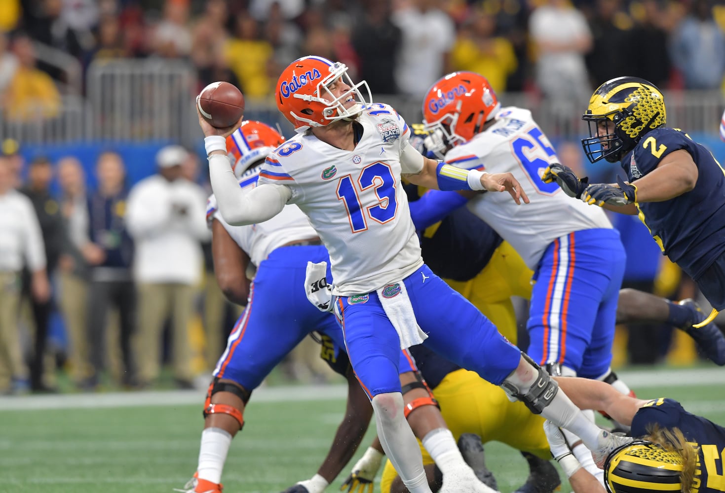 Photos: Florida, Michigan clash in Chick-fil-A Peach Bowl