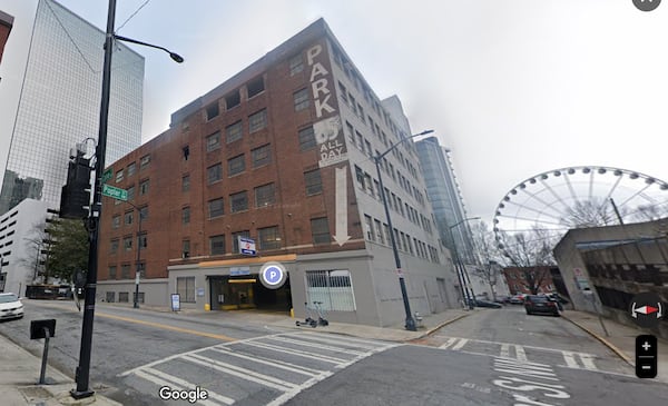 This is a Google Maps screenshot of 98 Cone St. in downtown Atlanta.