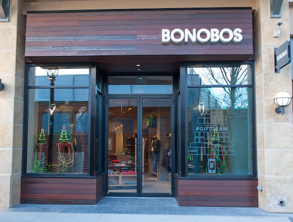 Bonobos guideshop is where men can be fitted for clothing, purchase in store, and receive from the e-commerce shop in up to three days. CONTRIBUTED