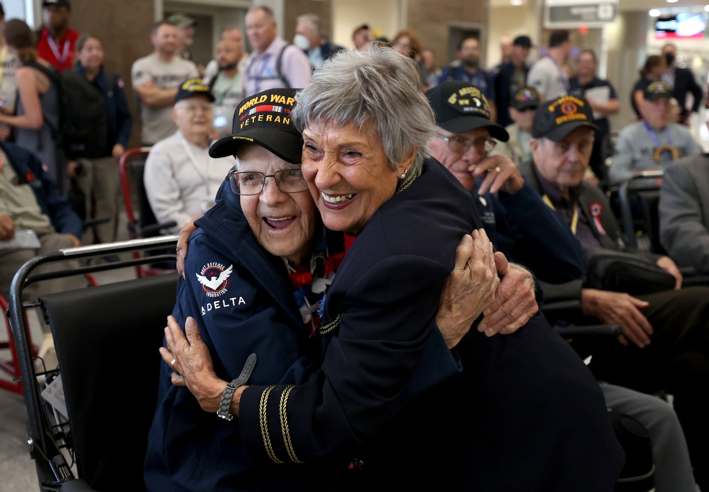 WWII Veterans Delta flight to Normandy