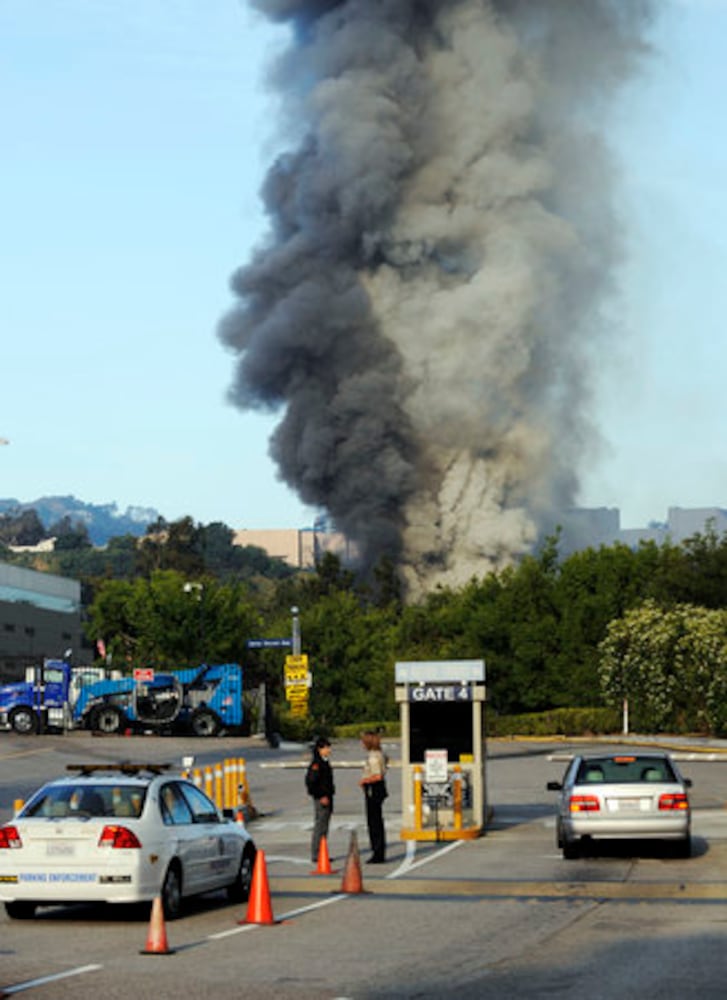 Fire at Universal Studios