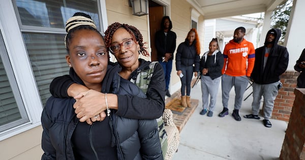 Brianna McElrathbey (left) was shot in January 2024. She survived thanks to the actions of her mother, Tonya, her siblings, family and neighbors.