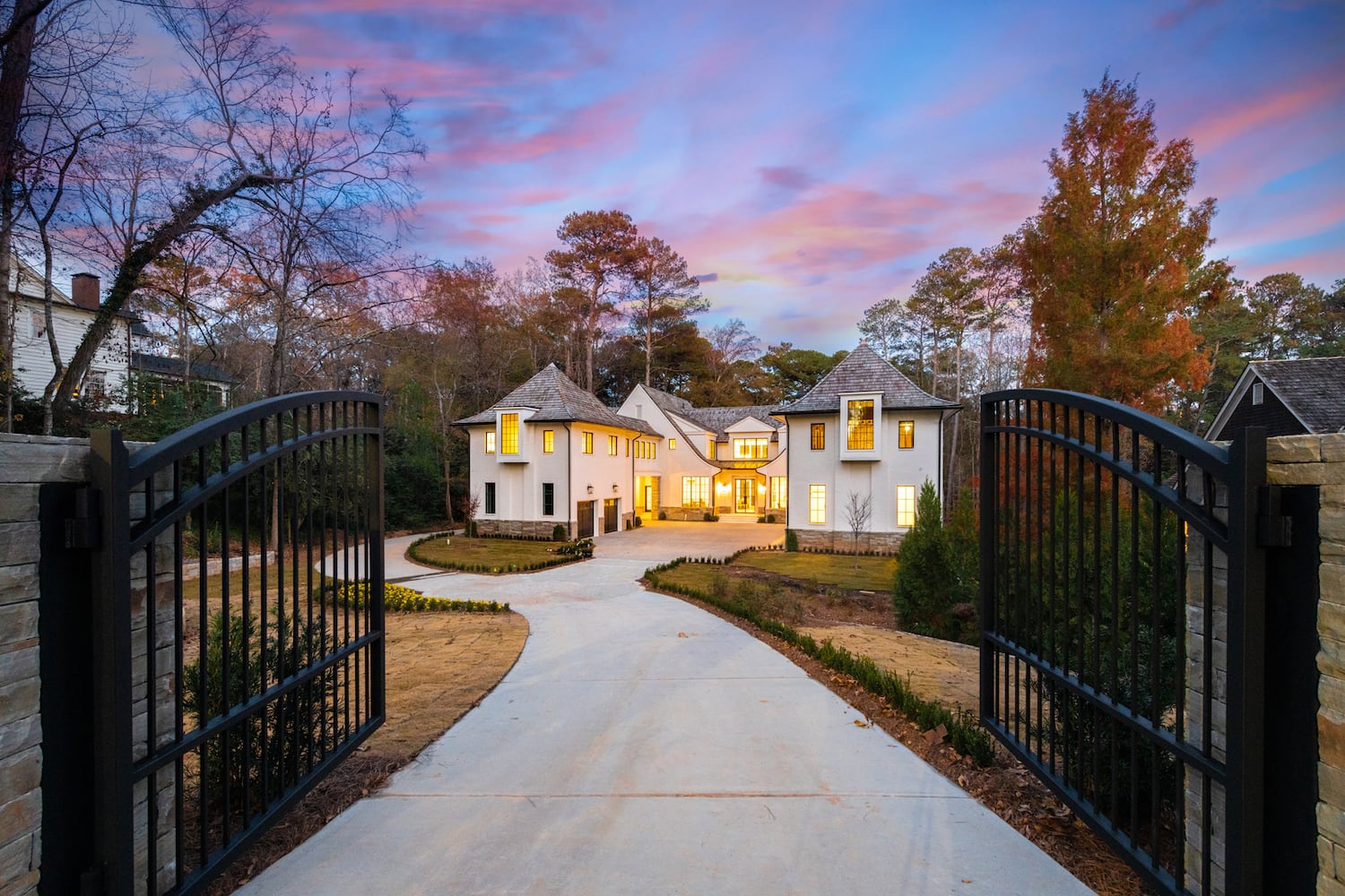 Spectacular new construction sits on 1.5 acres in heart of Buckhead