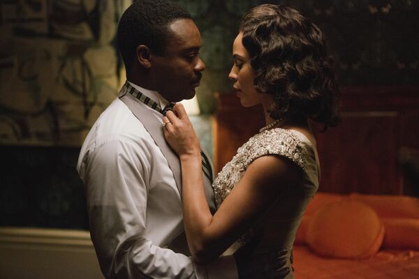 Left to right: David Oyelowo plays Dr. Martin Luther King, Jr. and Carmen Ejogo plays Coretta Scott King in SELMA, from Paramount Pictures, Pathé, and Harpo Films.