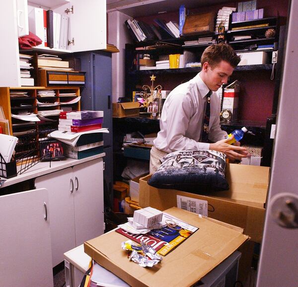 Billy Tighe in May 2003 as a senior at Pebblebrook High School. At the time, he had collected scholarship awards totaling over $200,000 and would soon be on his way to the Cincinnati Conservatory of Music to study musical theatre. (ANDY SHARP/AJC staff)