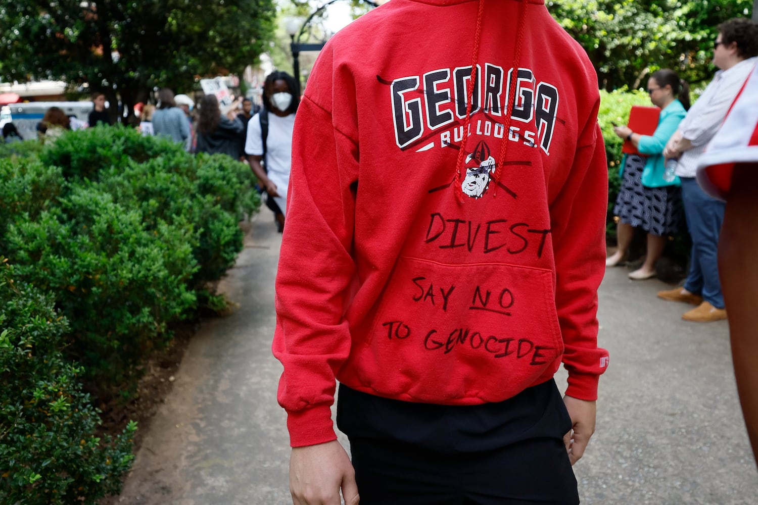 University of Georgia campus Pro-Gaza protest