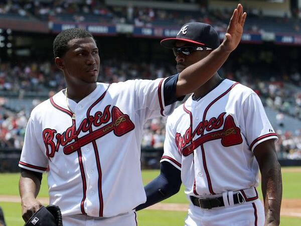 How about a hand for a great young pitcher? (Jason Getz/AJC)