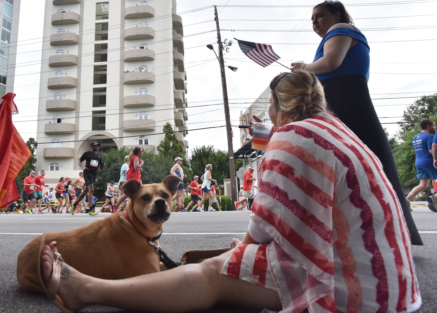 PHOTOS: Scenes at 2019 AJC Peachtree Road Race