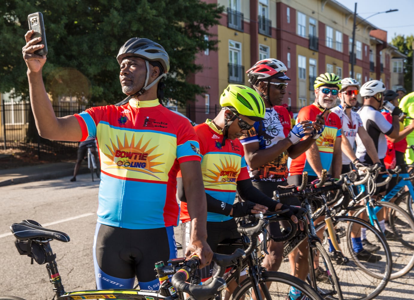 John Lewis memorial bike ride on the anniversary of his death.