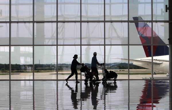 May 16, 2012-Atlanta-The Maynard H. Jackson Jr. International Terminal officially opened its doors today as passengers from around the globe got their first look at the new facility. The first departure from the 1.2 million-square-foot facility was Delta Airlines Flight 295 to Tokyo, Japan. Passengers aboard Delta Flight 177 from Dublin, Ireland, were the first to arrive at the international terminal's 12-gate Concourse F. Construction of the terminal began in the summer of 2008 and the $1.4 billion facility has eight security checkpoint lanes for international departing passengers and five recheck lanes for domestic connecting passengers. VINO WONG / VWONG@AJC.COM