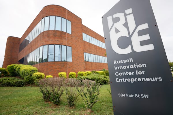 The Russell Innovation Center for Entrepreneurs. Miguel Martinez/AJC (2023)

