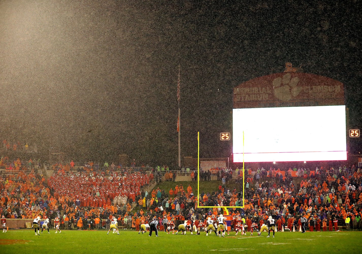 Georgia Tech plays Clemson