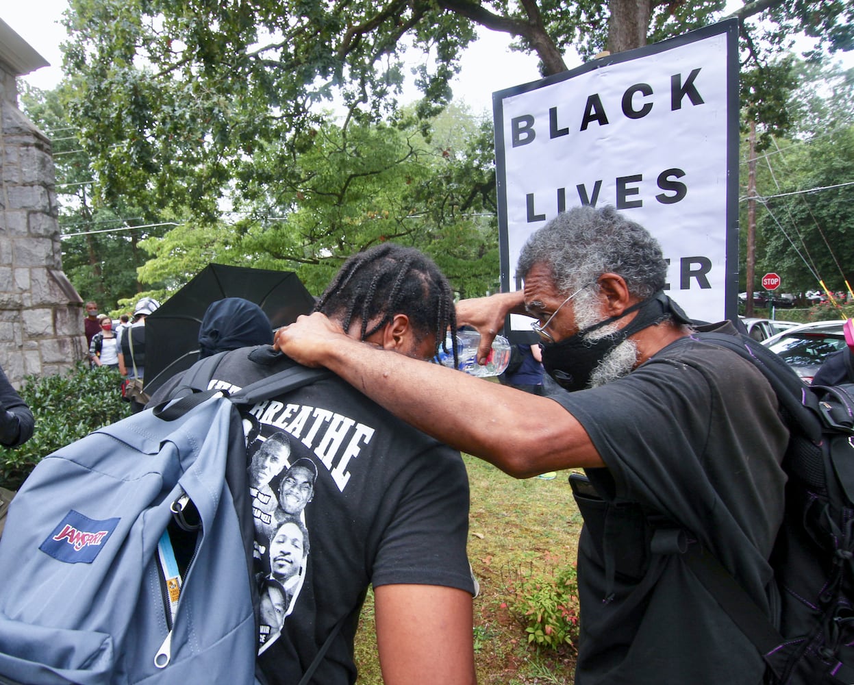 Stone mountain protest