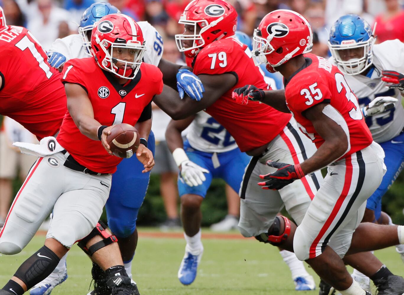 Photos: Bulldogs crush Middle Tennessee too