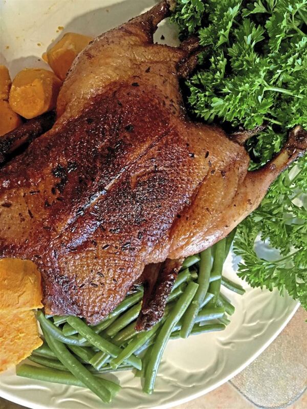 Roast Wild Duck. (Karen Kane/Post-Gazette)