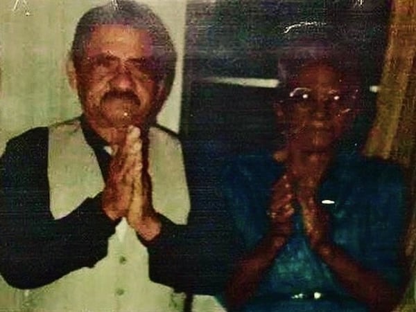 Joel Alvarado’s Puerto Rican paternal grandparents, Gennaro and Agripina Alvarado. When Alvarado was six years old and living in Brooklyn, his mother sat him down before his first visit to Puerto Rico and told him that his grandmother was “darker-skinned,” than everyone he had known in his immediate family. “I guess she was worried about my making some rude comment. I can appreciate her sensitivity because no one in my immediate family looked like her although my mother has brown skin.” COURTESY JOEL ALVARADO