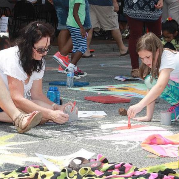 Marietta Art in the Park hosts fine art booths, artist demonstrations, a Chalk Spot and more.