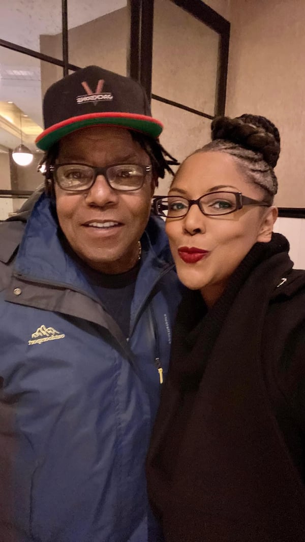 Tito Jackson and Jodi Gomes.