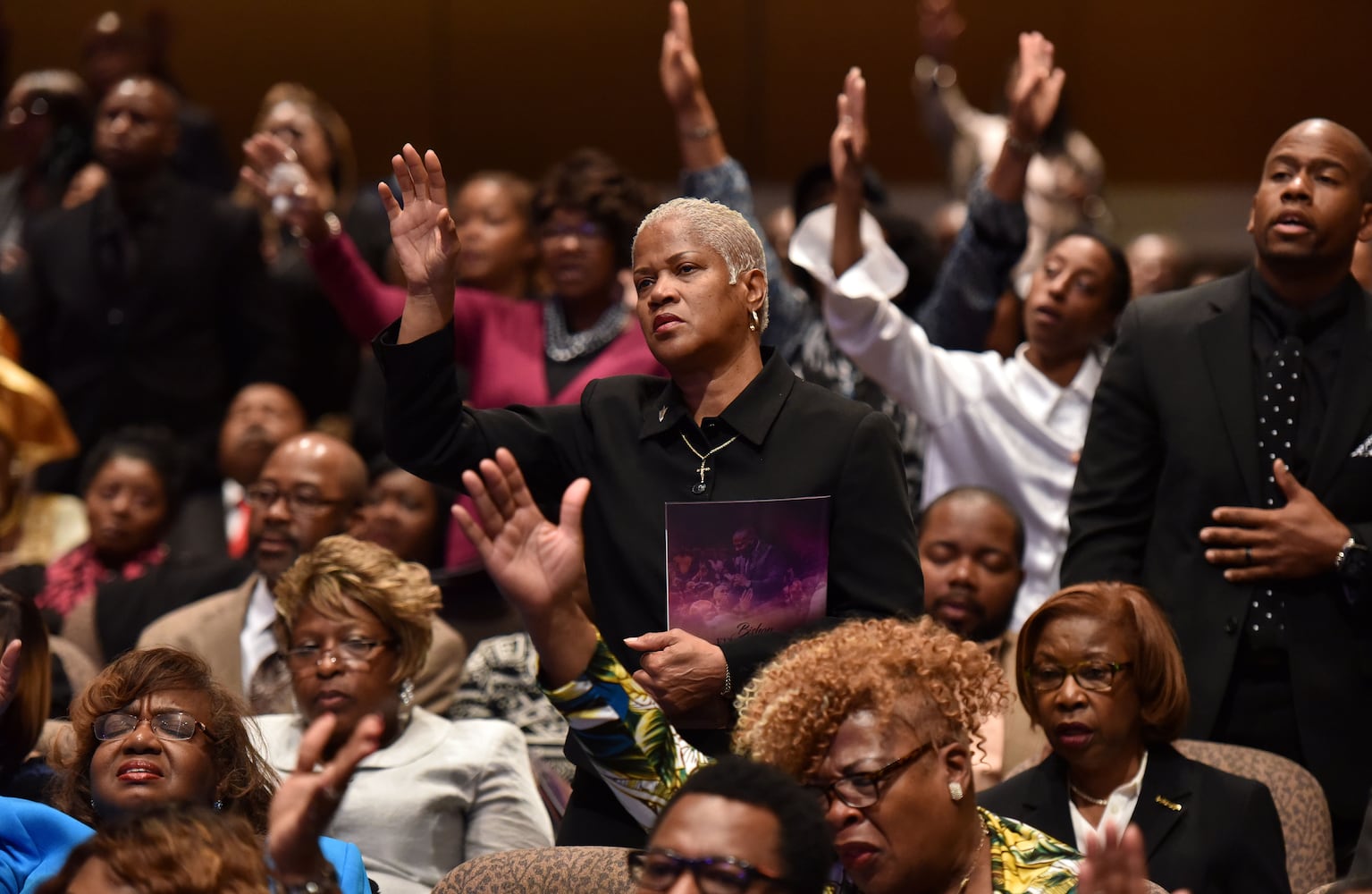 Mourners attend Bishop Eddie Long's funeral service