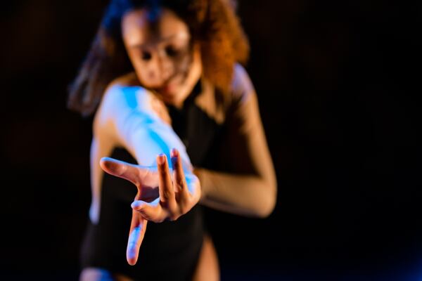 Taia Galloway performs in "Double Exposure" at Kennesaw State University. 
Courtesy of Lauren Liz Photo