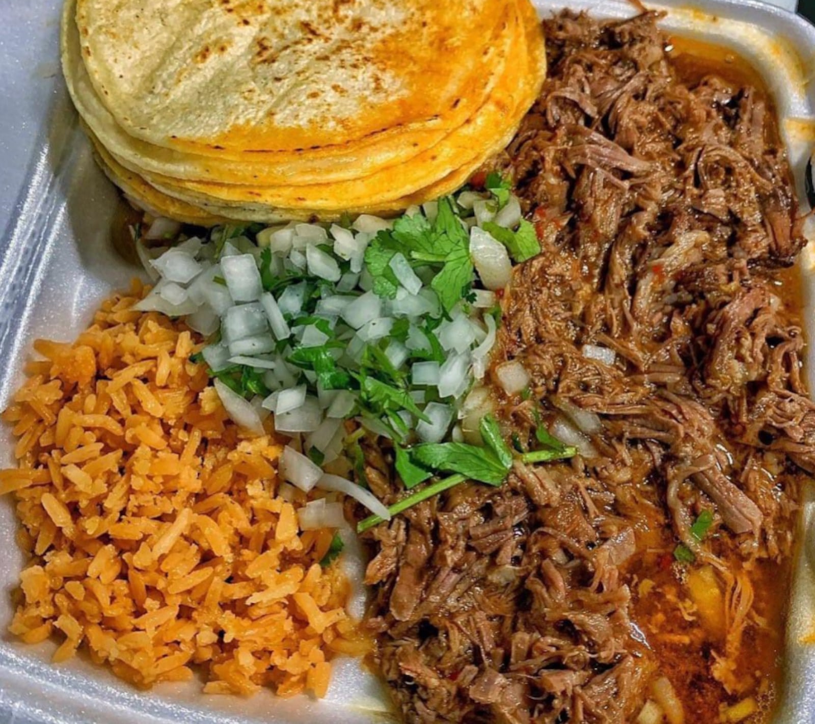 The birria taco plate from Chef Smokey ATL / Courtesy of Chef Smokey ATL