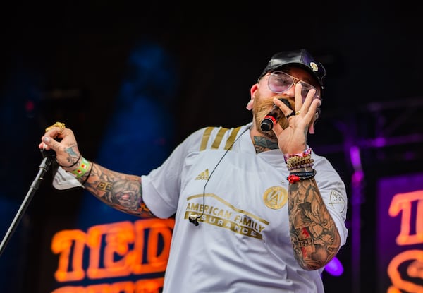 Teddy Swims performs at Music Midtown in 2021 in Piedmont Park. (Photo: Ryan Fleisher for The Atlanta Journal-Constitution)