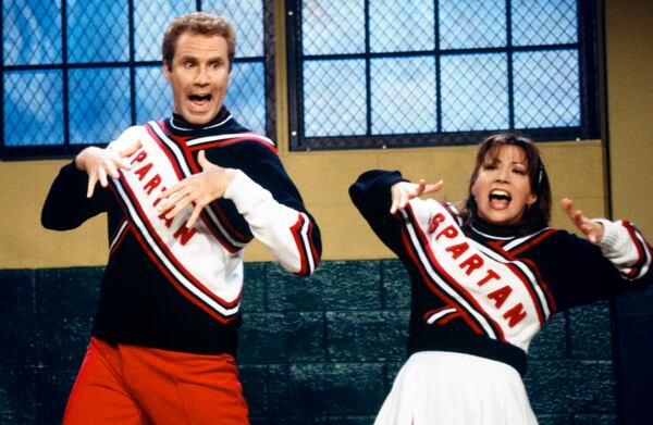 SNL 40TH ANNIVERSARY SPECIAL -- Season 23, Episode 2 -- Pictured: (l-r) Will Ferrell as Craig Buchanan, Cheri Oteri as Arianna during the 'Practice' skit on October 4, 1997 -- (Photo by: Mary Ellen Matthews/NBC) SNL 40TH ANNIVERSARY SPECIAL -- Season 23, Episode 2 -- Pictured: (l-r) Will Ferrell as Craig Buchanan, Cheri Oteri as Arianna during the 'Practice' skit on October 4, 1997 -- (Photo by: Mary Ellen Matthews/NBC)