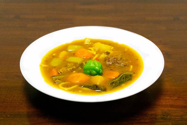 Soup joumou is served every Sunday at Jojo Fritay in Kennesaw; made with calabaza squash and butternut squash, the dish holds a special place in the hearts of Haitians, who eat it on Haiti's Independence Day, Jan. 1. (Courtesy of Tercy Ugens Toussaint)