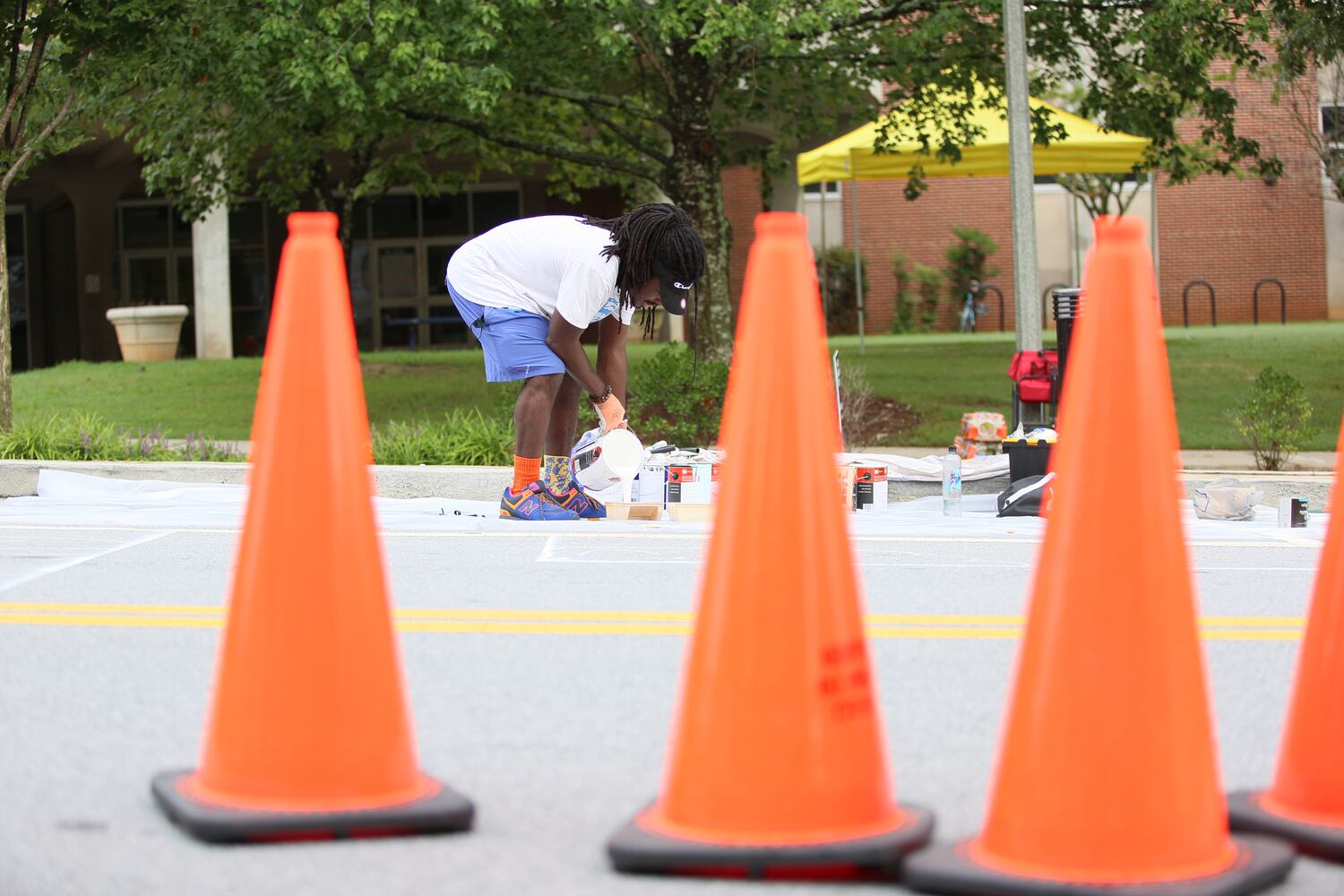 Decatur's 'Black Lives Matter' street mural