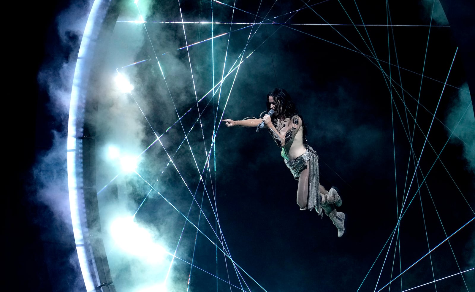 Katy Perry performs during the MTV Video Music Awards on Wednesday, Sept. 11, 2024, at UBS Arena in Elmont, N.Y. (Photo by Charles Sykes/Invision/AP)