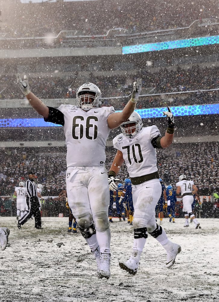 Photos: Army edges Navy in the snow