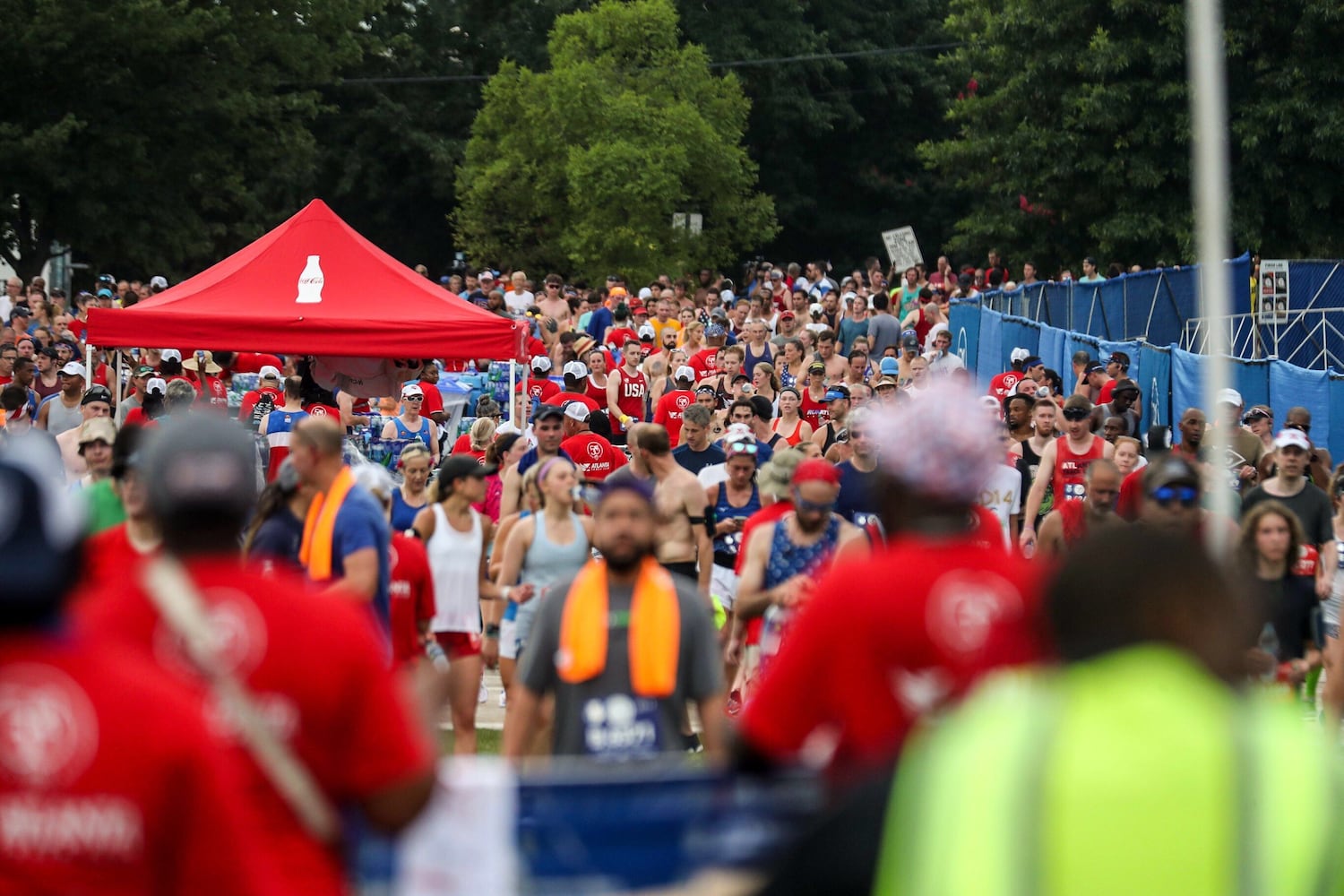 PHOTOS: Scenes at 2019 AJC Peachtree Road Race