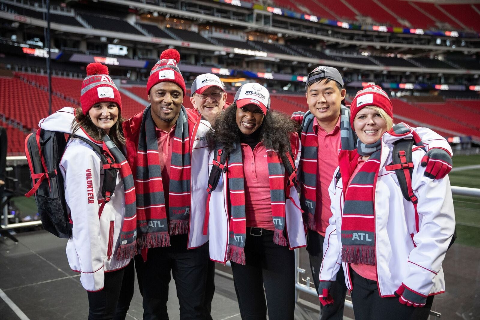 Super Bowl volunteer uniforms