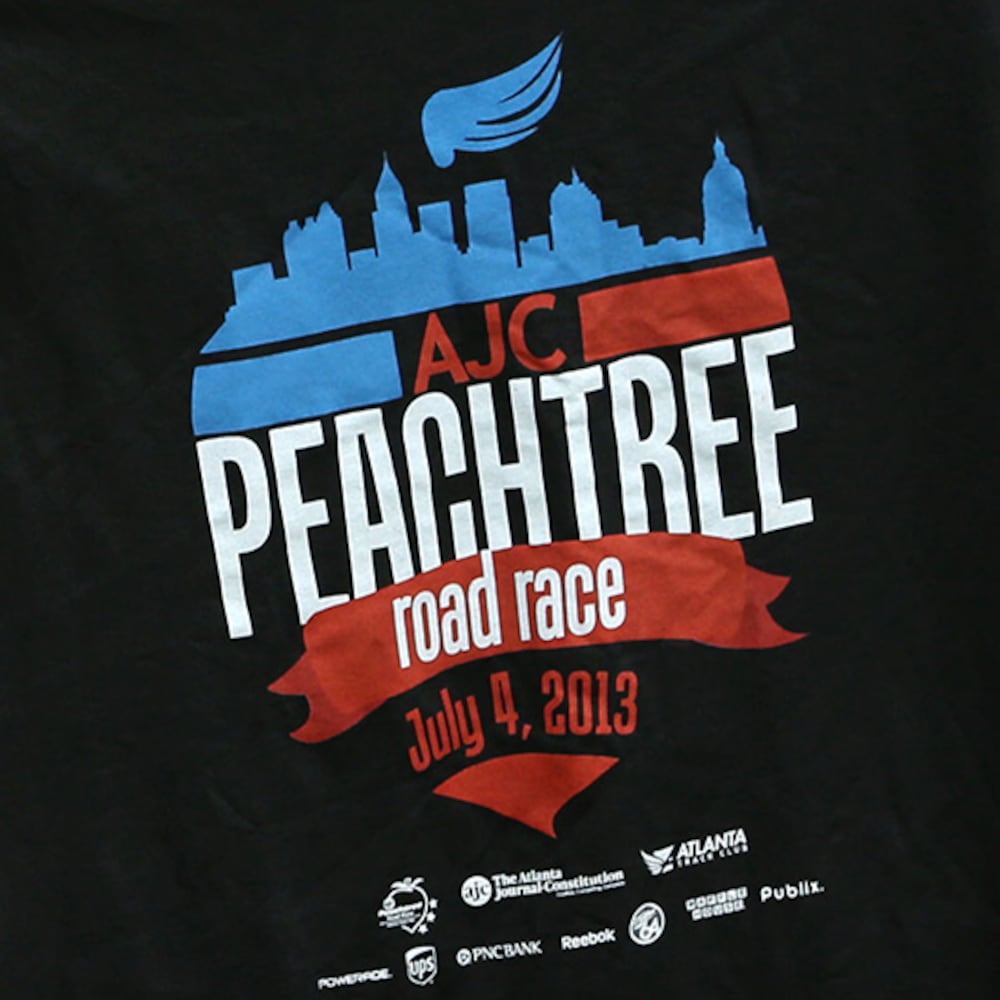 Peachtree Road Race: 2010s T-shirts