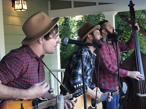 "The Carolina Swamp" perform at Oakhurst Porchfest 2015.