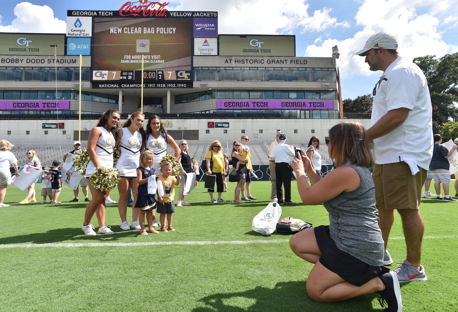 Photos: Fan day at Georgia Tech