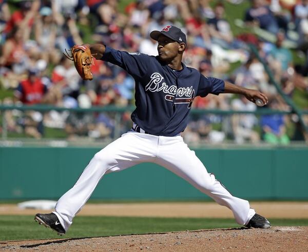  Sam Freeman struggled mightily before getting sent down to minor league camp in spring training, but he's been one of the Braves' best relievers since being brought to the big leagues in May. (AP photo)