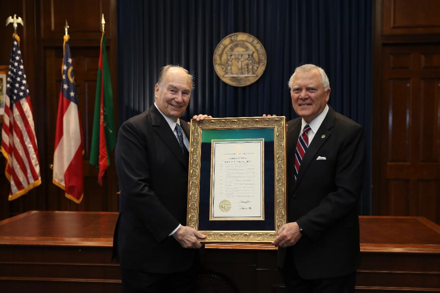 Aga Khan and Gov. Nathan Deal