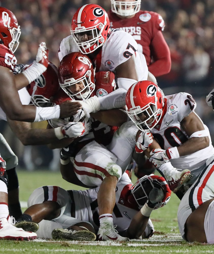 Photos: Bulldogs outlast Sooners in Rose Bowl