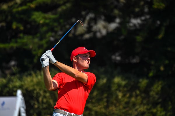 Trent Phillips led Georgia into the SEC Championship tournament at Sea Island. Phillips has six top-10s and one victory during the 2021-22 season.