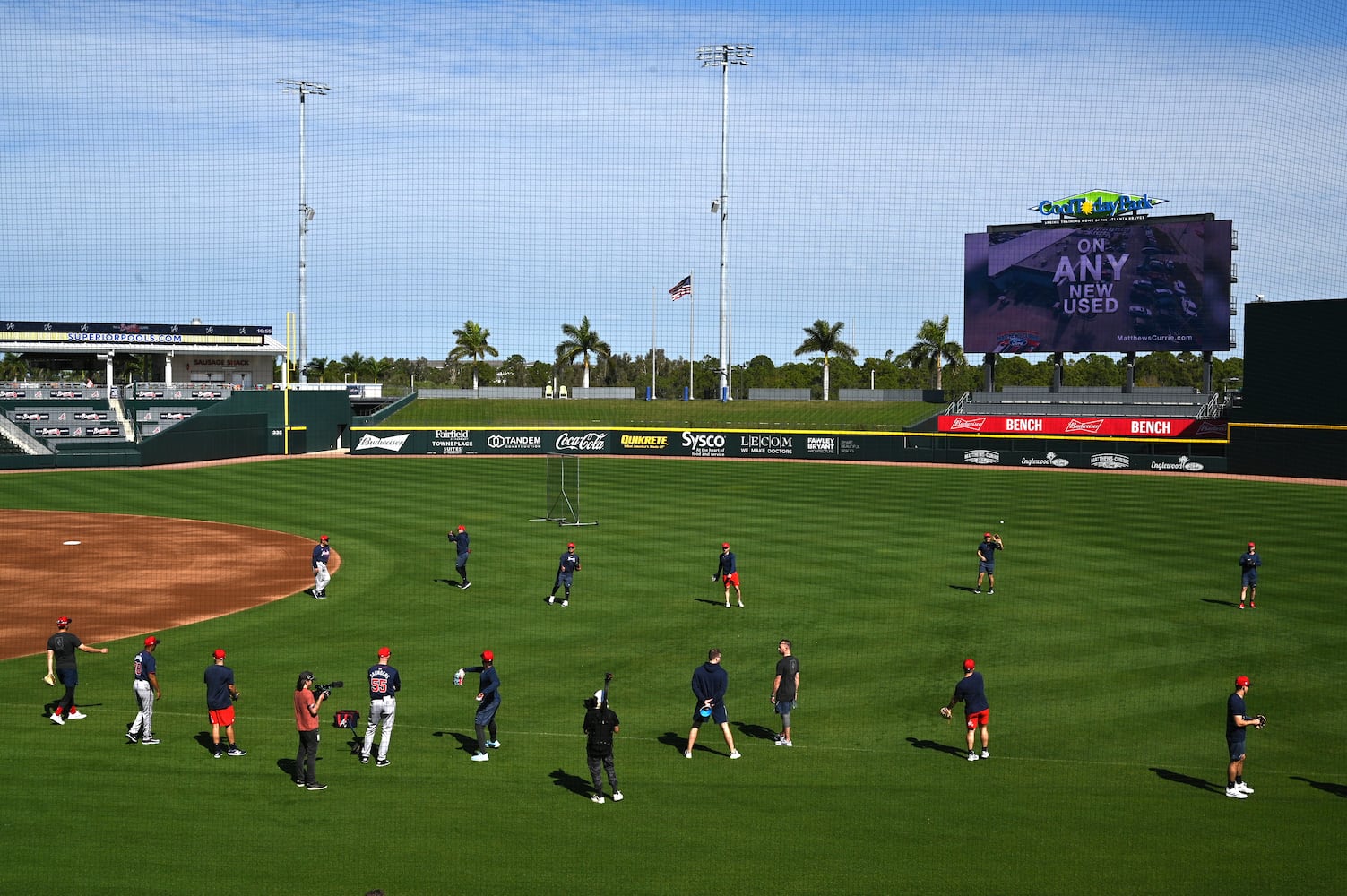 Braves spring training - Day 2