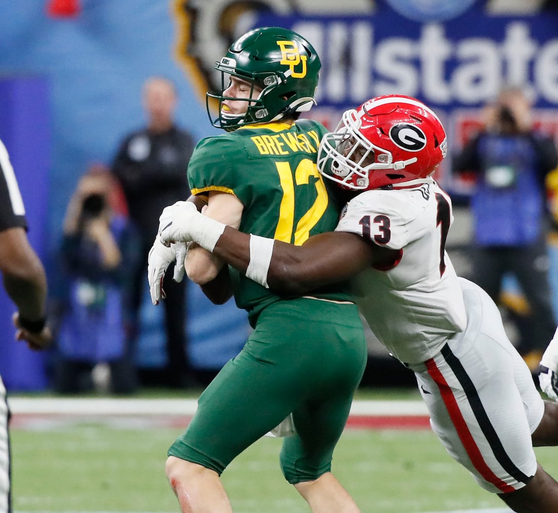 Photos: Bulldogs too much for Baylor in Sugar Bowl