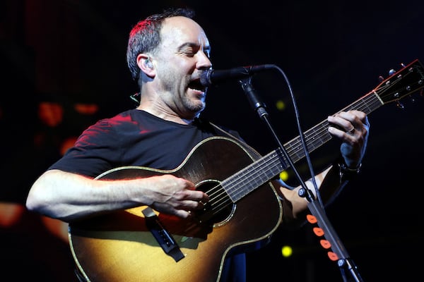 Dave Matthews will headline a concert aimed to rally voters for Democratic U.S. Sen. Raphael Warnock ahead of the Dec. 6 runoff election against Republican Herschel Walker. (Robb Cohen for The Atlanta Journal-Constitution)