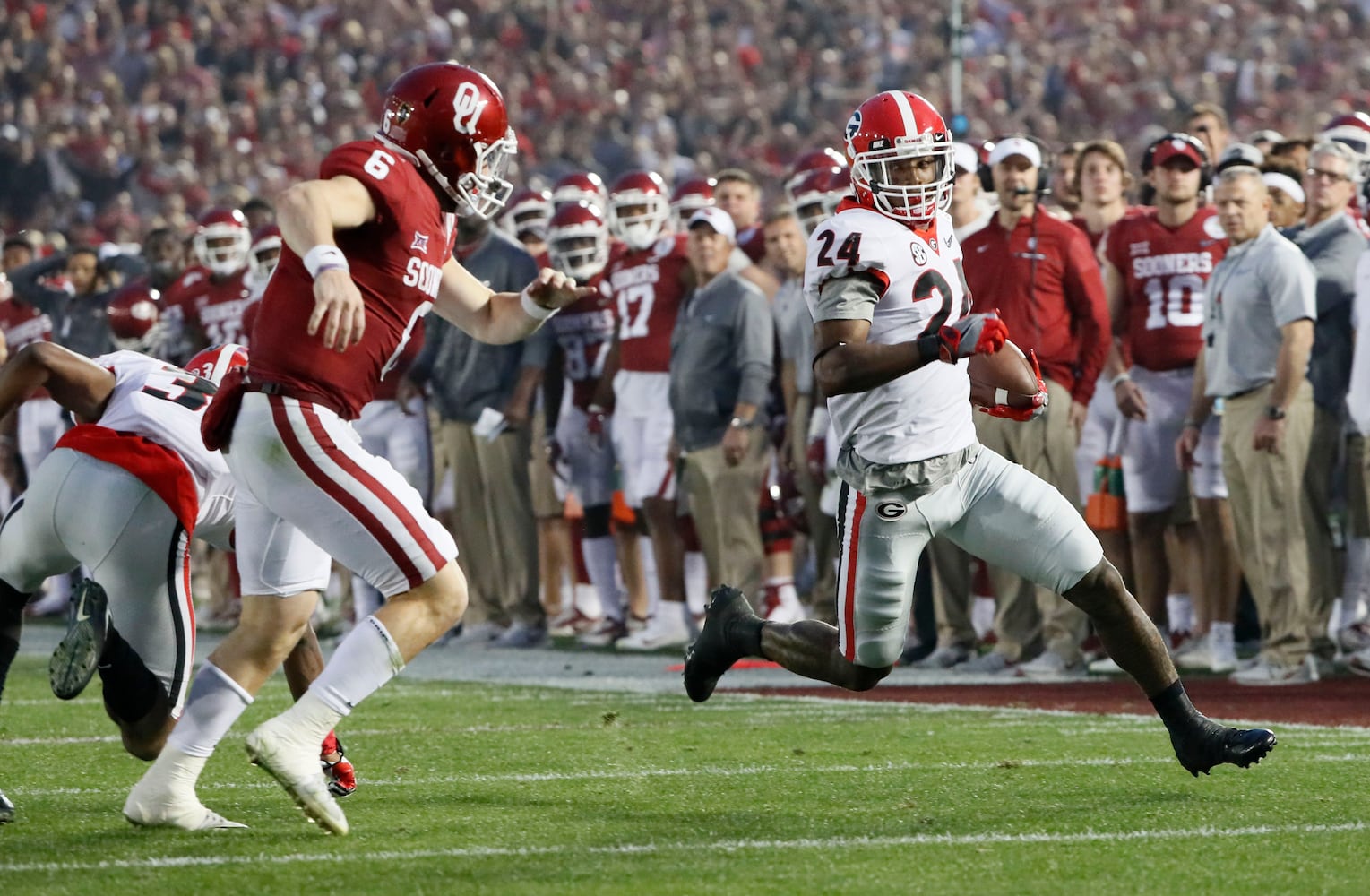 Photos: Bulldogs outlast Sooners in Rose Bowl