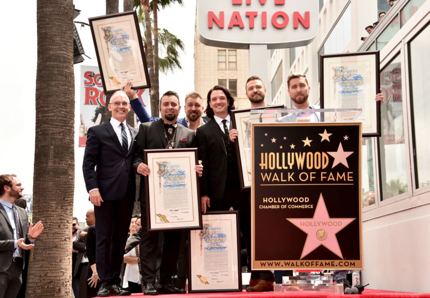 Photos: *NSYNC reunites for Hollywood Walk of Fame ceremony