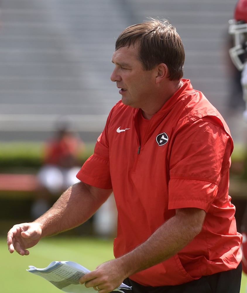 Photos: Bulldogs working hard even on Fan Day