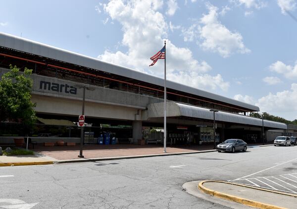 July 10, 2015 Atlanta: Brookhaven MARTA station. BRANT SANDERLIN/BSANDERLIN@AJC.COM