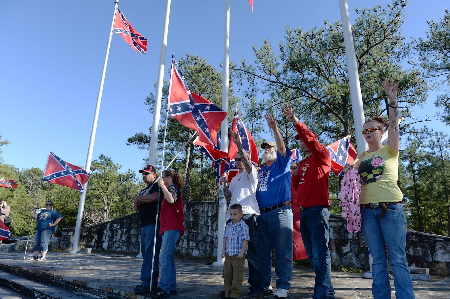 Protesters want to keep Stone Mountain 'pure' to its Confederate roots