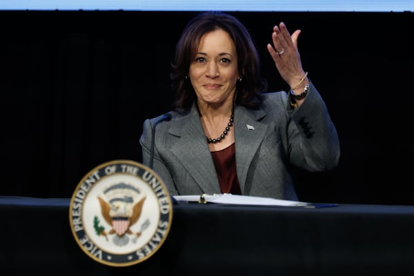 Vice President Kamala Harris will be in Atlanta today.